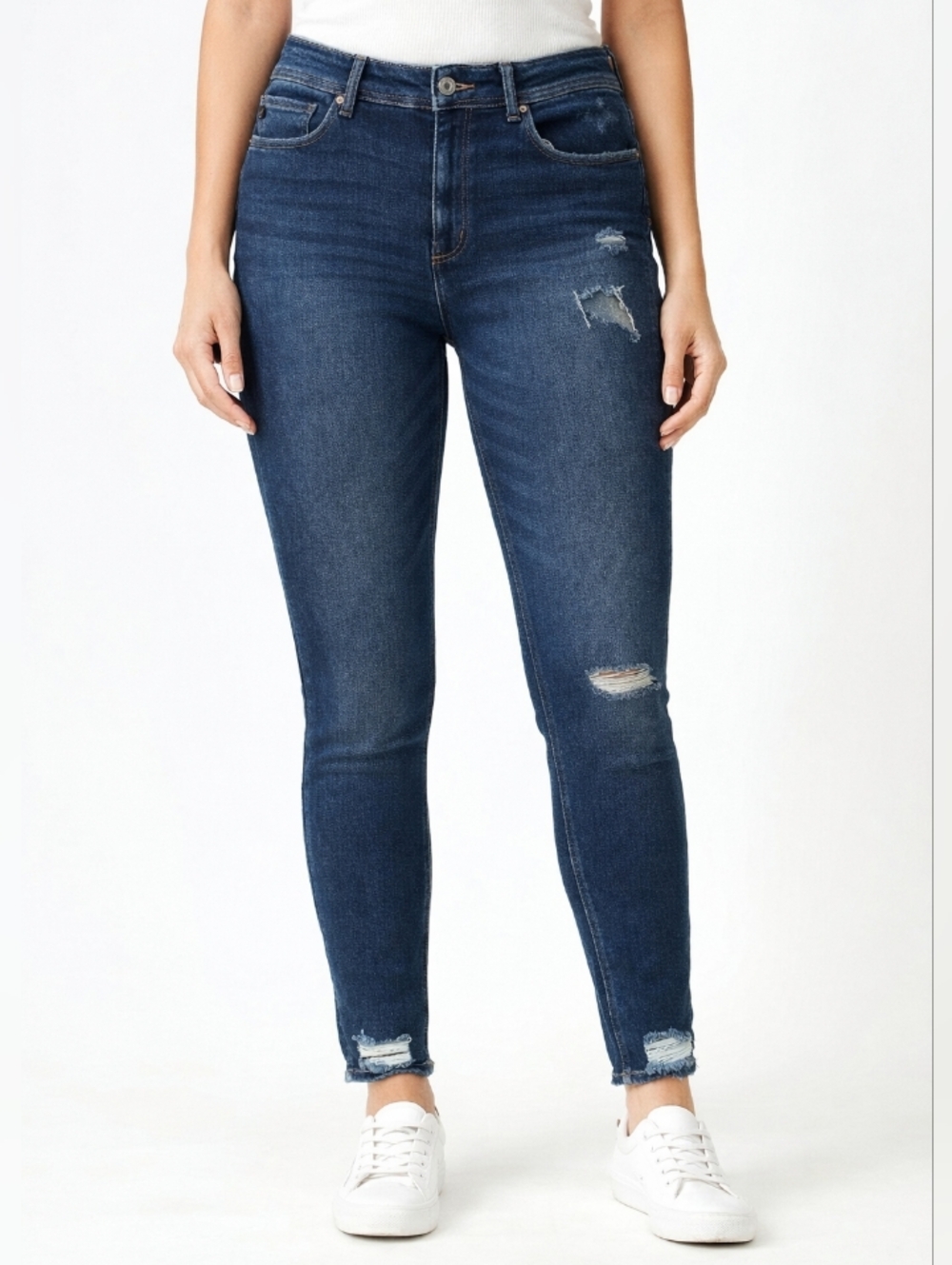 KanCan Plus Size High Rise Boyfriend Jeans Size 20